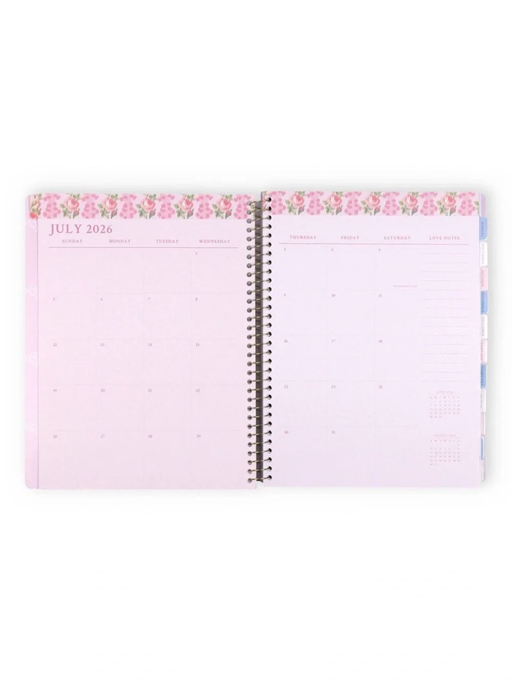 LoveShackFancy x Target~Yoobi Everblooming Rosettes Monthly & Weekly Planner